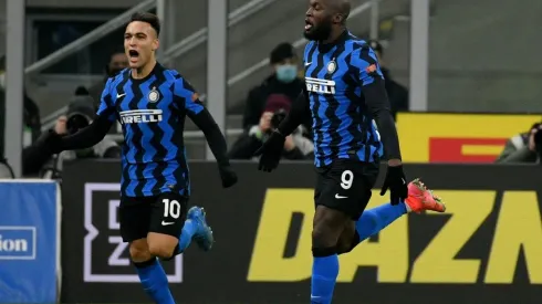 Lautaro Martinez and Romelu Lukaku (Getty)
