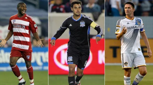 Jeff Cunningham, Chris Wondolowski, and Robbie Keane (Getty)
