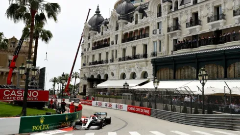 Valtteri Bottas driving at the F1 Grand Prix of Monaco at Circuit de Monaco. (Getty)
