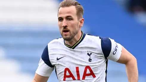 Prolific striker Harry Kane is being linked with a possible exit from Spurs (Getty).
