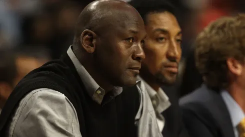 Michael Jordan & Scottie Pippen. (Getty)
