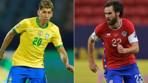 Brazil and Chile will clash today for a place in the Copa America 2021 semifinals. (Getty)
