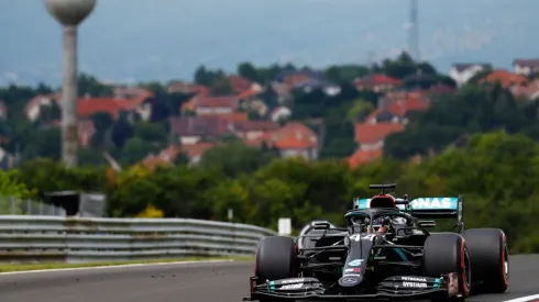 Lewis Hamilton at the 2018 F1 Grand Prix of Hungary. (Getty)
