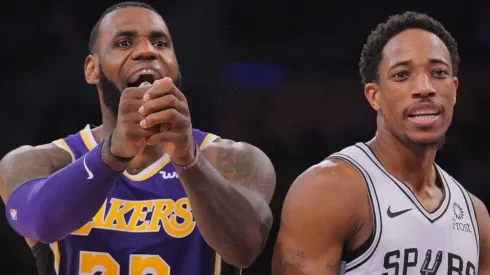 LeBron James & DeMar DeRozan. (Getty)