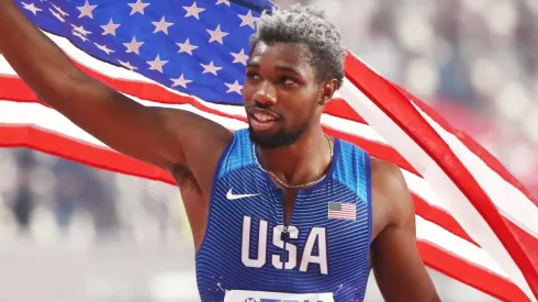 Noah Lyles is one of the favorites to win the 200m Olympic gold (Getty).
