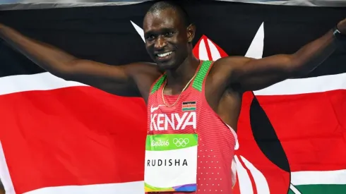 David Rudisha of Kenya (Getty).
