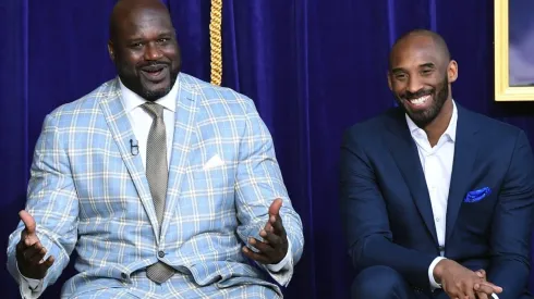 Shaquille O'Neal & Kobe Bryant. (Getty)
