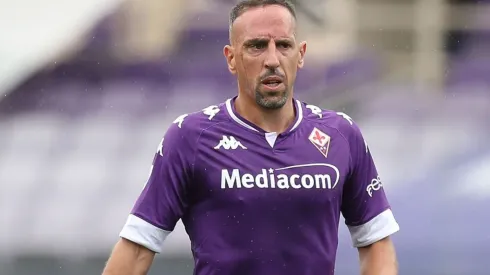 38-year-old winger Franck Ribery could stay in the Serie A for another season after running out of contract with Fiorentina. (Getty)
