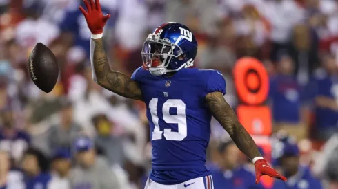 Kenny Golladay during the New York Giants' loss at Washington Football Team in Week 2 of the 2021 NFL regular season.
