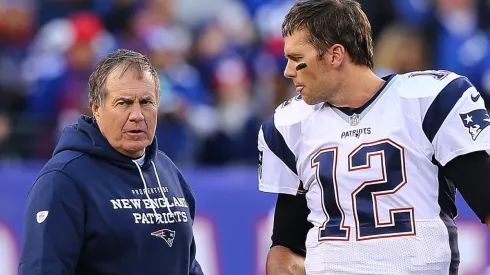 Bill Belichick and Tom Brady in 2015.
