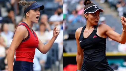 Elina Svitolina (left) and Elena-Gabriela Ruse
