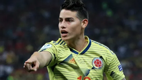 James Rodriguez in action during the 2019 Copa America.
