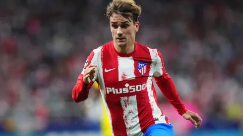 Antoine Griezmann saw the red card after scoring a brace for Atletico Madrid vs Liverpool.
