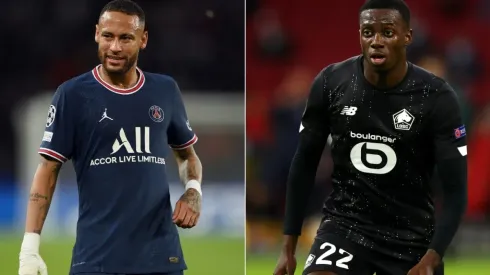 Neymar and Tim Weah
