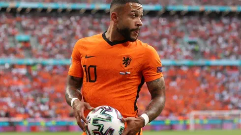 Memphis Depay of the Netherlands.
