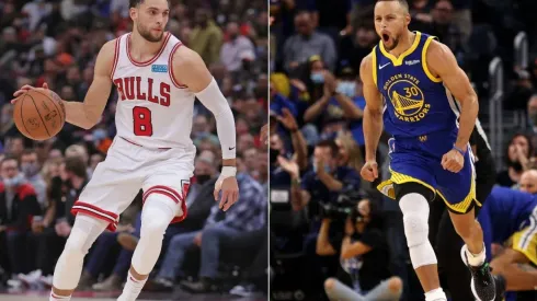 Zach LaVine (left) & Stephen Curry