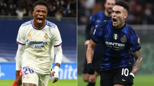 Lautaro Martinez and Vinicius Jr., two of the most important players of Real Madrid and Inter.
