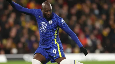 Romelu Lukaku of Chelsea in action during the Premier League match between Watford and Chelsea
