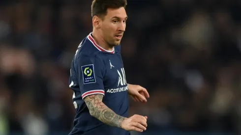 Lionel Messi of Paris Saint-Germain during the Ligue 1 match
