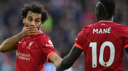 Mohamed Salah (left) and Sadio Mane.
