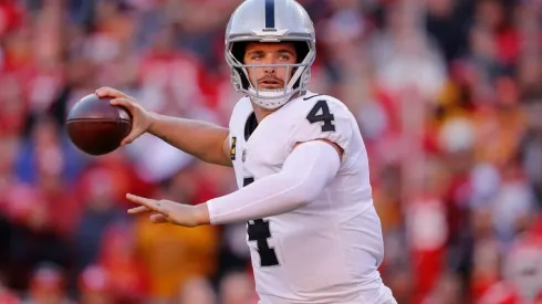 Quarterback Derek Carr of Las Vegas Raiders