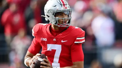 Ohio States Buckeyes quarterback CJ Stroud.
