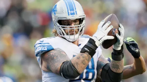 Taylor Decker #68 of the Detroit Lions