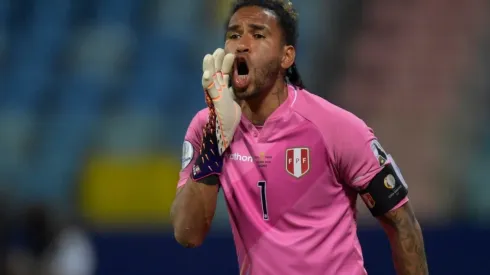 Pedro Gallese goalkeeper of Peru.