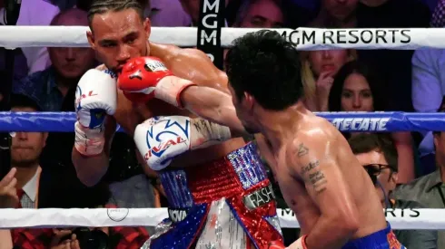 Keith Thurman in his fight against Pacquiao
