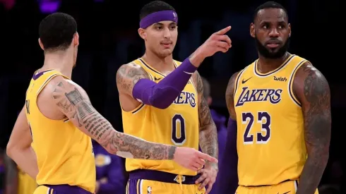 Lonzo Ball, Kyle Kuzma, LeBron James