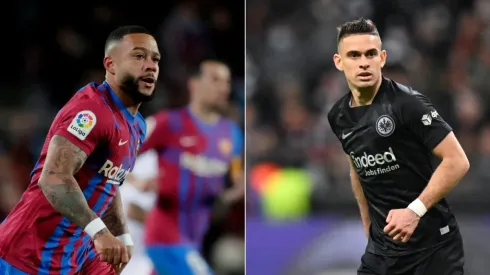 Memphis Depay and Rafael Santos Borré