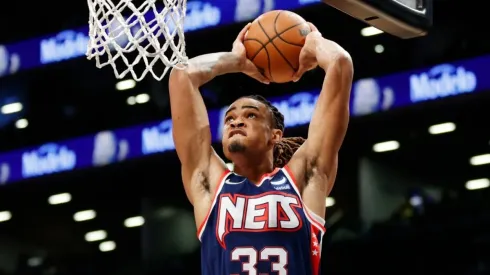 Nic Claxton of the Brooklyn Net