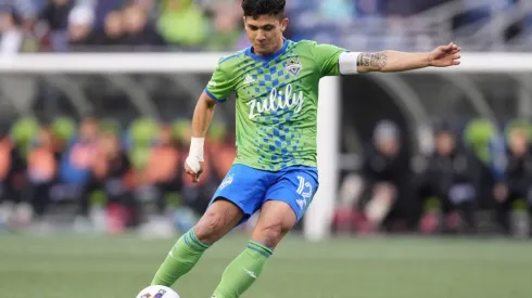 Seattle Sounders forward Fredy Monter
