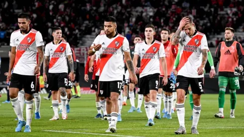 River players after a match against Atletico Tucuman
