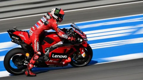 Francesco Bagnaia during qualifying at Circuito de Jerez
