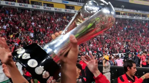 The Liga MX trophy won by Atlas in the Apertura 2021
