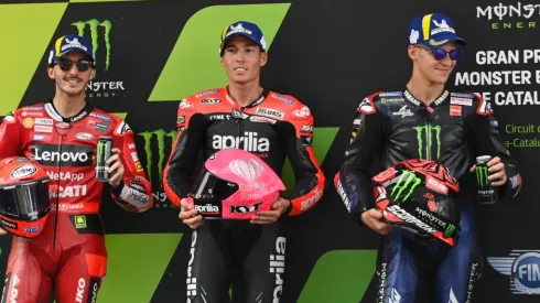 In order: Bagnaia, Espargaro and Quartararo the three best in qualifying
