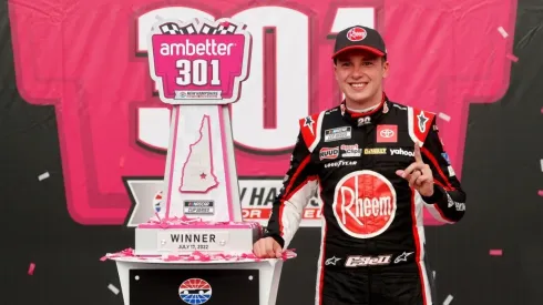 Christopher Bell after winning the Ambetter 301
