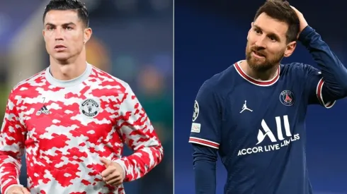 Cristiano Ronaldo (left) and Lionel Messi.