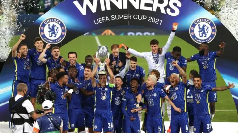 Chelsea FC, winners of the UEFA Super Cup 2021
