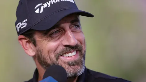 Rodgers during a golf game
