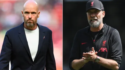 Erik ten Hag (left) and Jurgen Klopp
