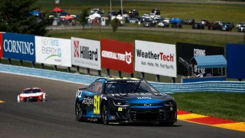 Kimi Raikkonen in the Nascar Cup Series Go Bowling at The Glen
