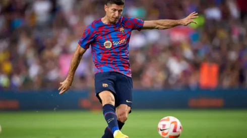 Robert Lewandowski of FC Barcelona