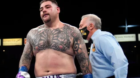 Andy Ruiz during his fight against Chris Arreola
