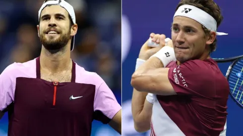 Karen Khachanov of Russia and Casper Ruud of Norway
