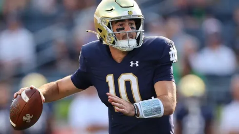 Drew Pyne of Notre Dame