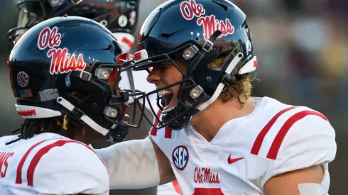 Quinshon Judkins and Jaxson Dart of Ole Miss