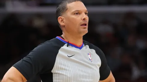 Referee Nate Green during a game