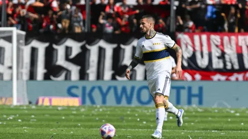 Darío Benedetto of Boca Juniors in the game against Newell's.
